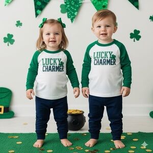 Carter's - 2 Piece Set - Tee & Jogger Pants - Lucky Charmer - 24 months - NWT